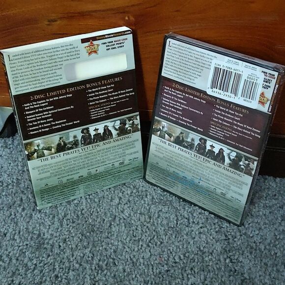 Disney's 2007 Pirates of the Caribbean at World's End 2 disc DVD Set NEW Sealed - Picture 2 of 3